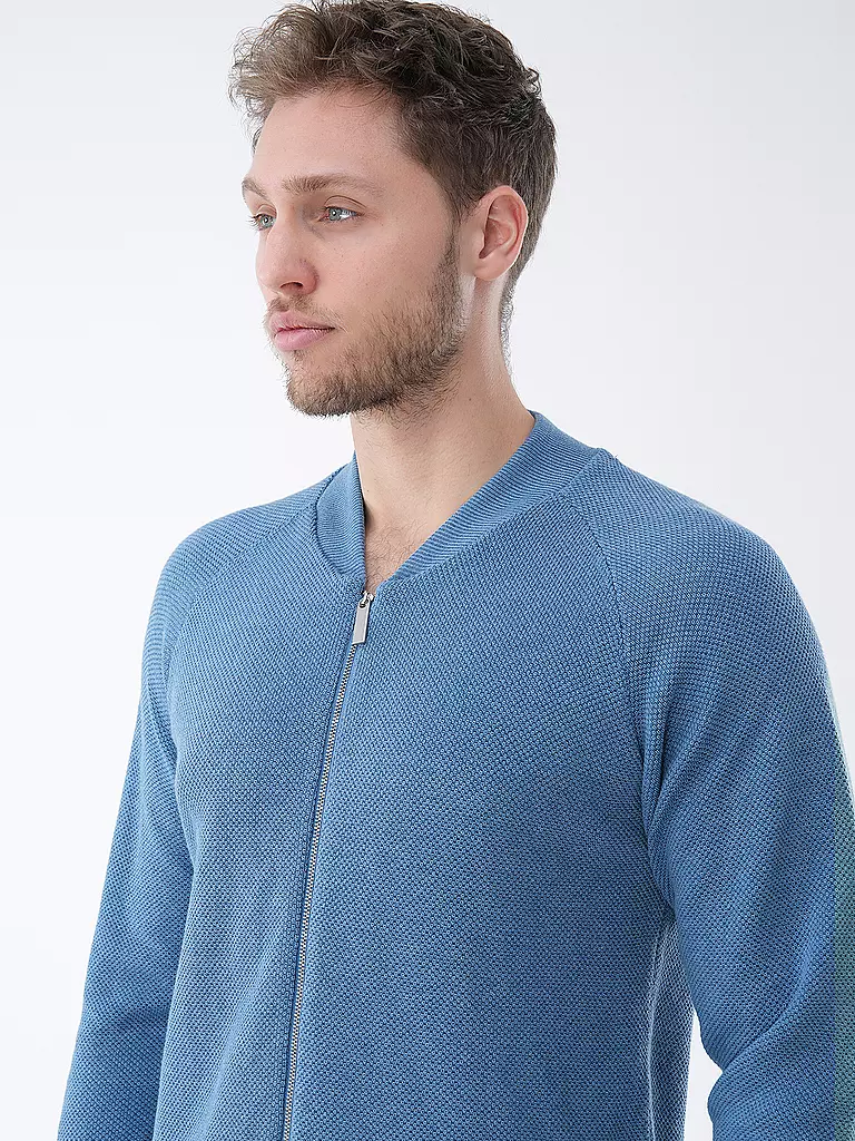 KNOWLEDGE COTTON APPAREL | Strickjacke  | Blu chiaro