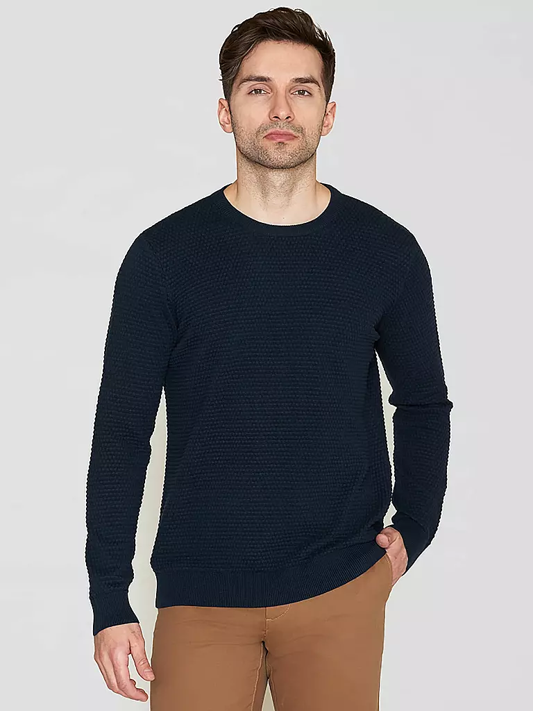 KNOWLEDGE COTTON APPAREL | Strickjacke  | Blu