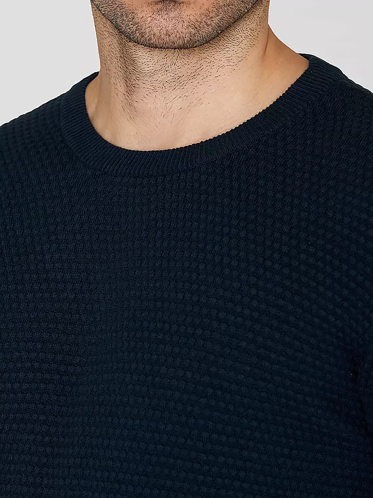 KNOWLEDGE COTTON APPAREL | Strickjacke  | Blu