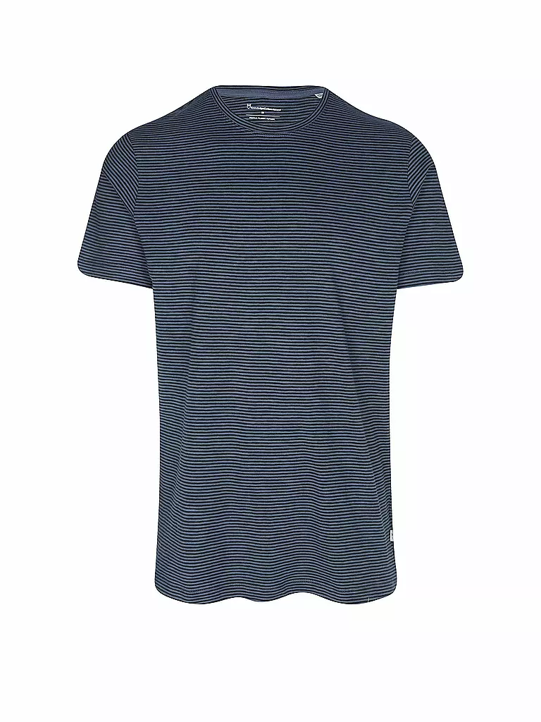 KNOWLEDGE COTTON APPAREL | T-Shirt  | Blu