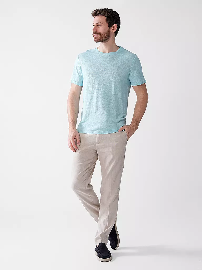 KNOWLEDGE COTTON APPAREL | T-Shirt  | Turchese