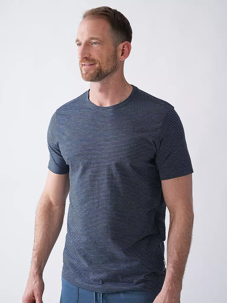 KNOWLEDGE COTTON APPAREL | T-Shirt  | Blu