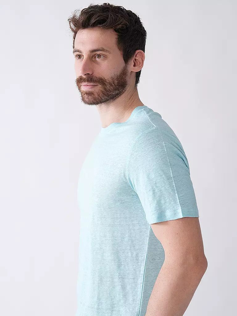 KNOWLEDGE COTTON APPAREL | T-Shirt  | Turchese
