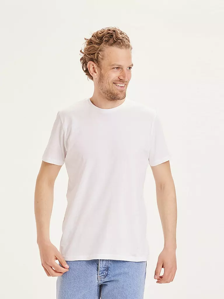 KNOWLEDGE COTTON APPAREL | T-shirt ALDER | Bianco