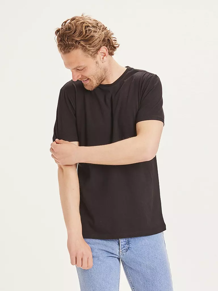 KNOWLEDGE COTTON APPAREL | T-shirt ALDER | Nero