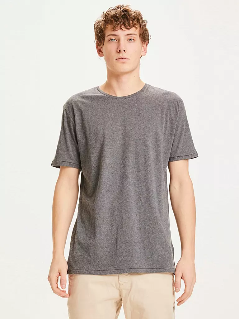 KNOWLEDGE COTTON APPAREL | T-shirt ALDER | Grigio