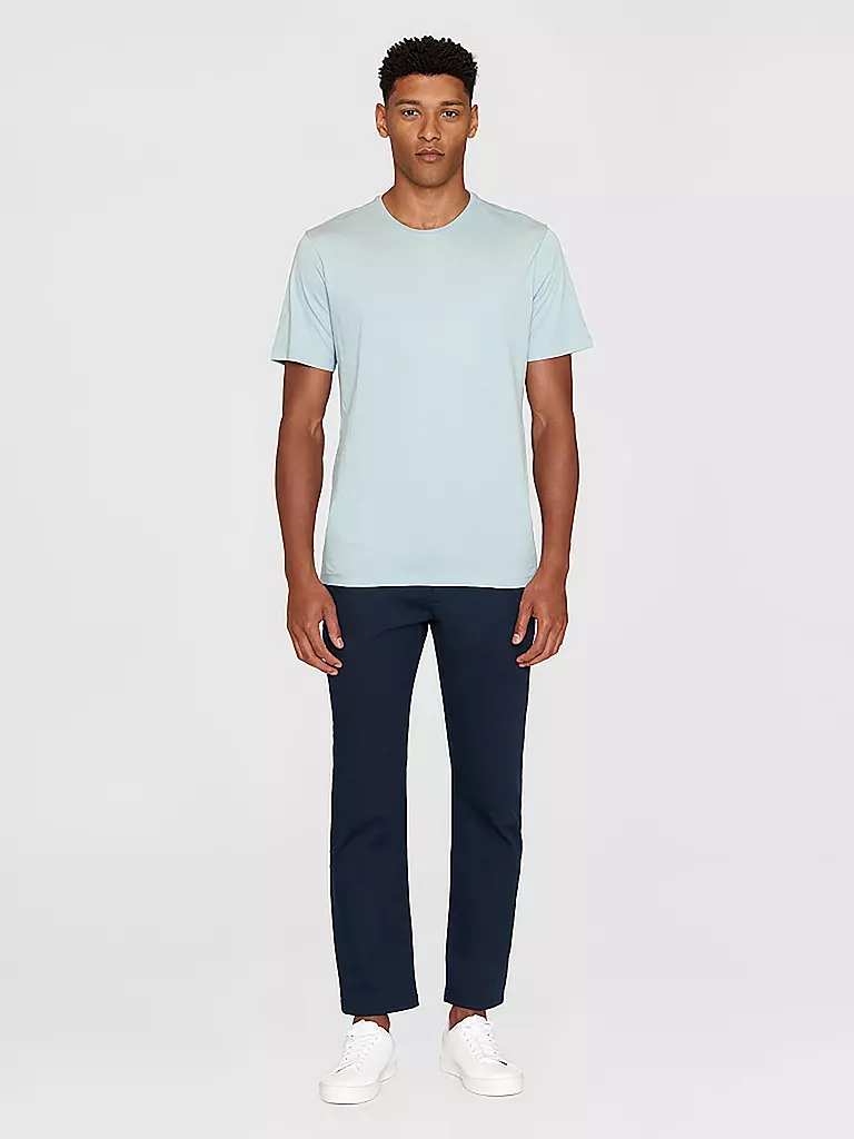 KNOWLEDGE COTTON APPAREL | T-Shirt ALDER | Blu chiaro