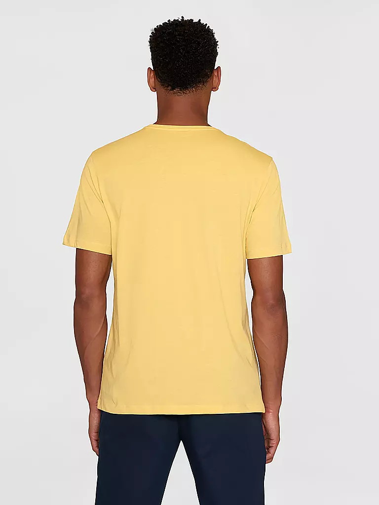 KNOWLEDGE COTTON APPAREL | T-Shirt ALDER | Giallo