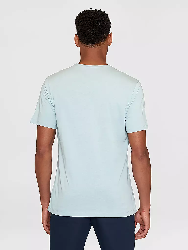 KNOWLEDGE COTTON APPAREL | T-Shirt ALDER | Blu chiaro