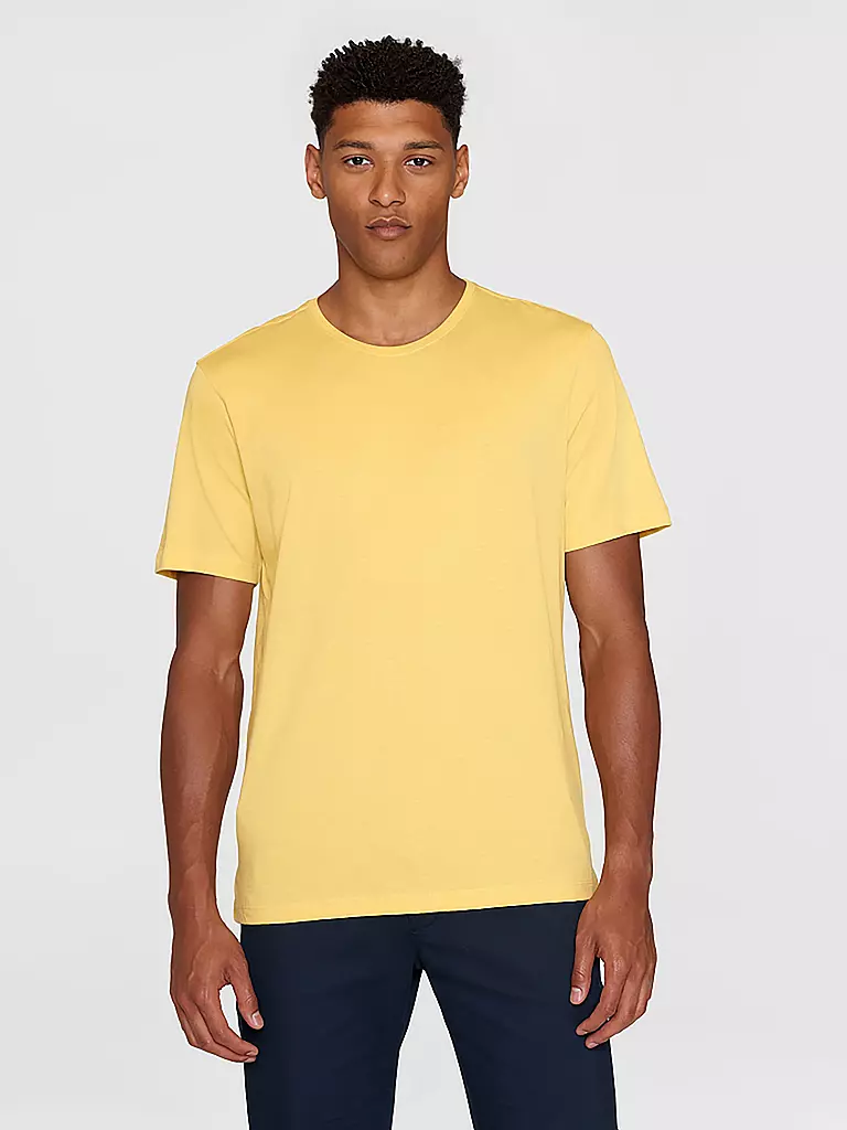 KNOWLEDGE COTTON APPAREL | T-Shirt ALDER | Giallo
