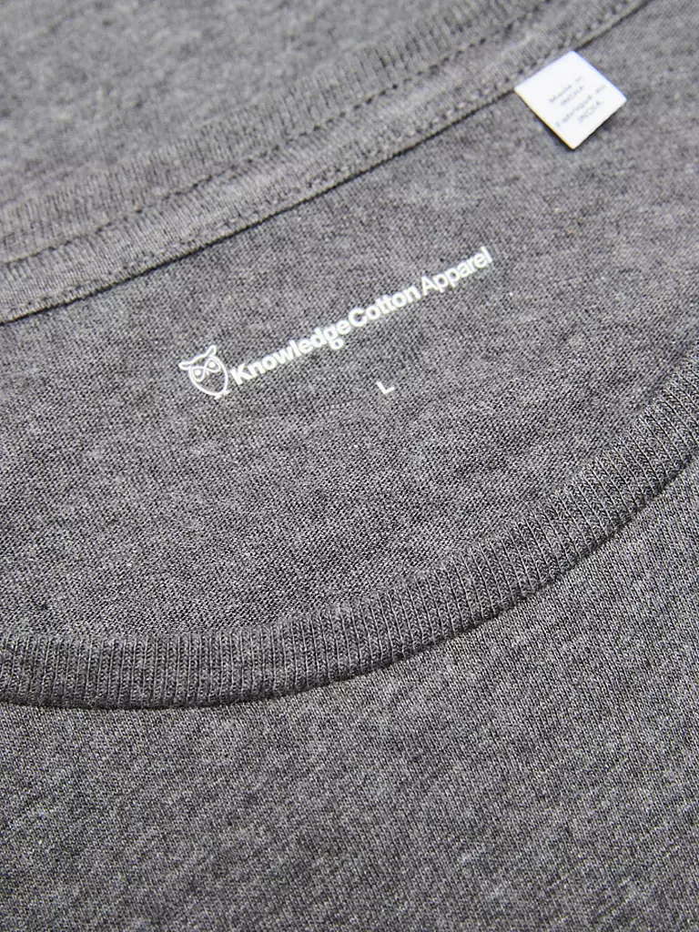 KNOWLEDGE COTTON APPAREL | T-shirt ALDER | Grigio