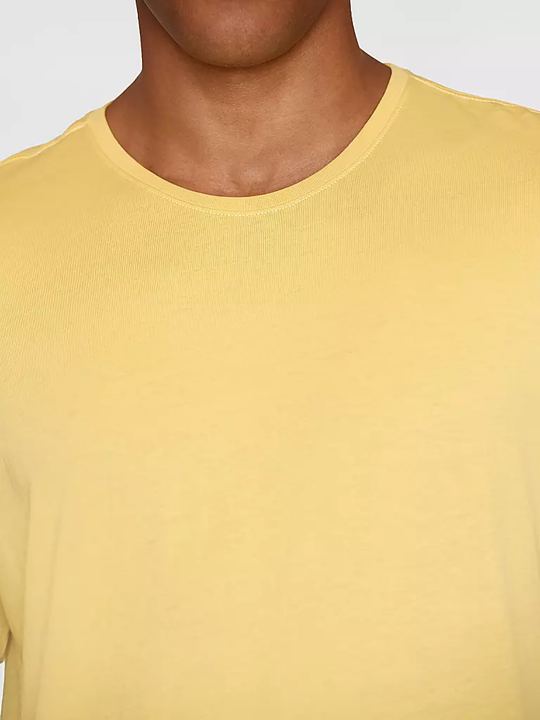 KNOWLEDGE COTTON APPAREL | T-Shirt ALDER | Giallo