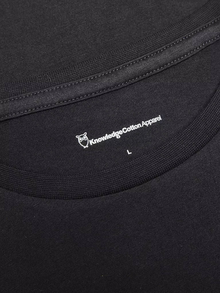 KNOWLEDGE COTTON APPAREL | T-shirt ALDER | Nero