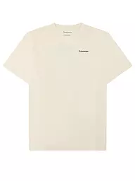 KNOWLEDGE COTTON APPAREL | T-shirt BACKPRINT MOUNTAIN | Crema