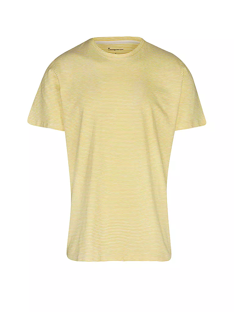 KNOWLEDGE COTTON APPAREL | T-Shirt NARROW | Giallo