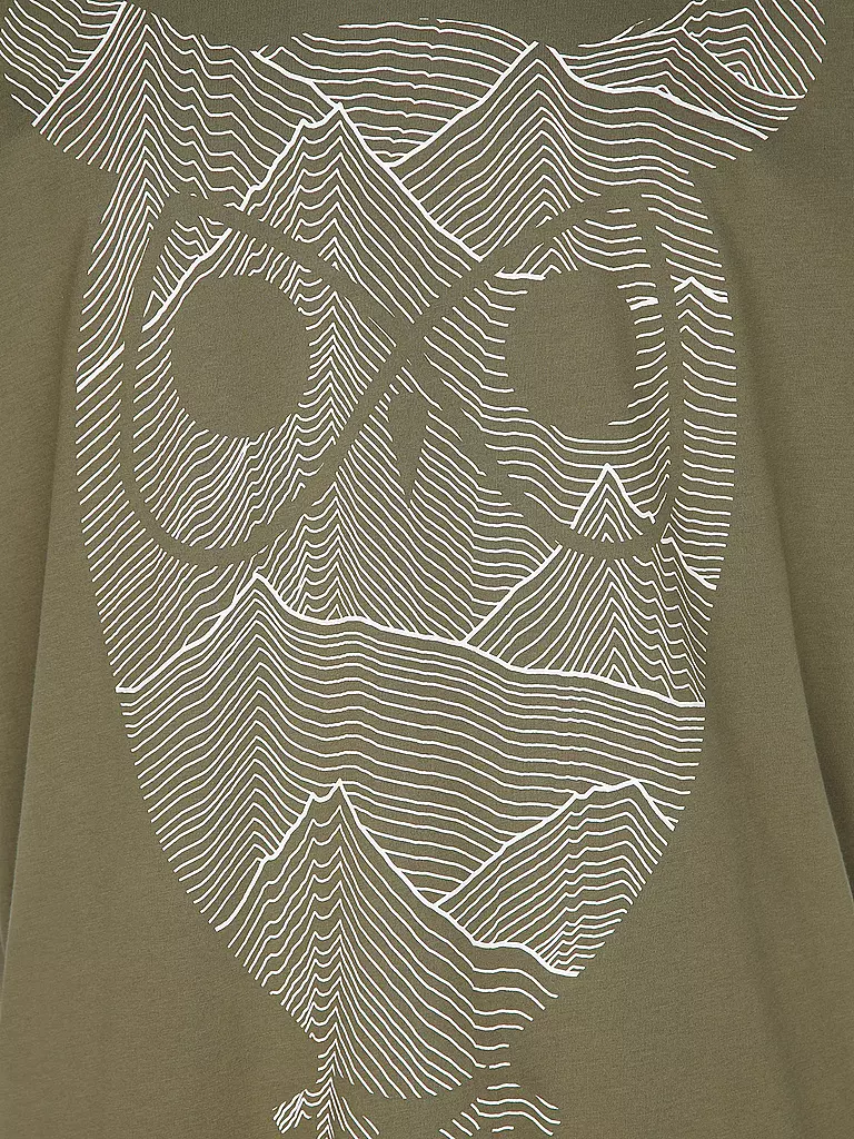 KNOWLEDGE COTTON APPAREL | T-Shirt OWL LINES | 