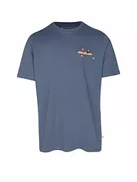 KNOWLEDGE COTTON APPAREL | T-Shirt TEE KAJAK | Blu
