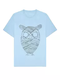 KNOWLEDGE COTTON APPAREL | T-Shirt | Blu chiaro
