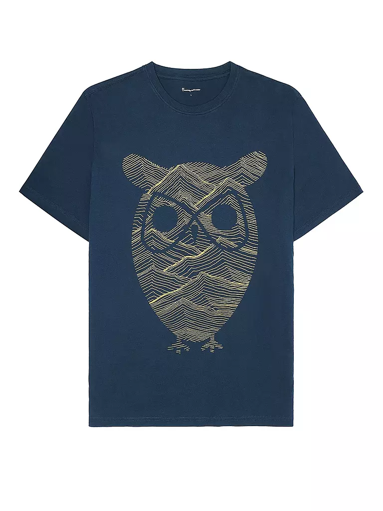 KNOWLEDGE COTTON APPAREL | T-Shirt | Blu