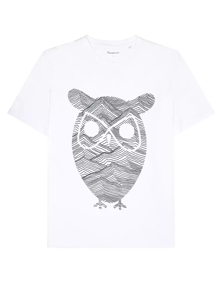 KNOWLEDGE COTTON APPAREL | T-Shirt | Bianco