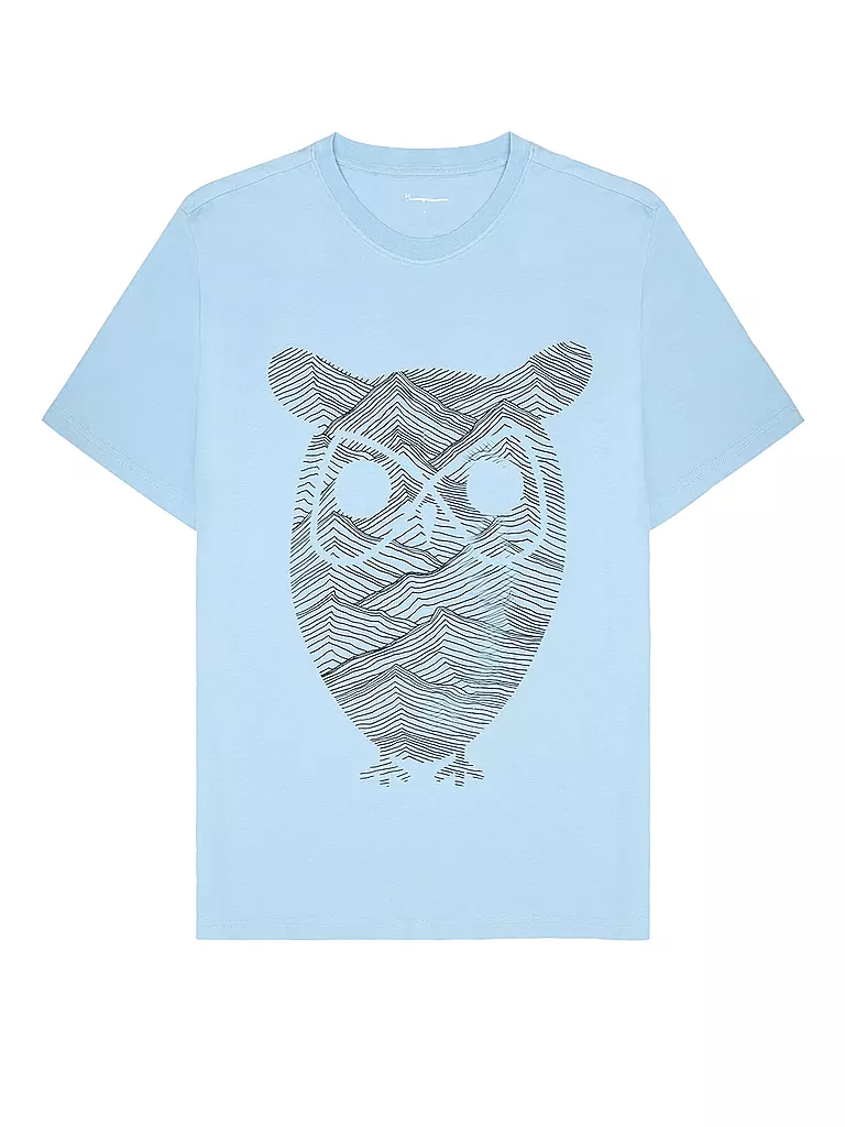 KNOWLEDGE COTTON APPAREL | T-shirt | Blu chiaro