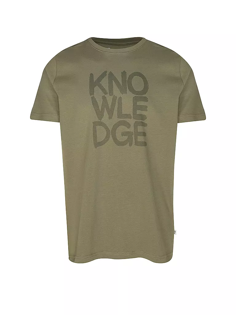 KNOWLEDGE COTTON APPAREL | T-Shirt | Oliva