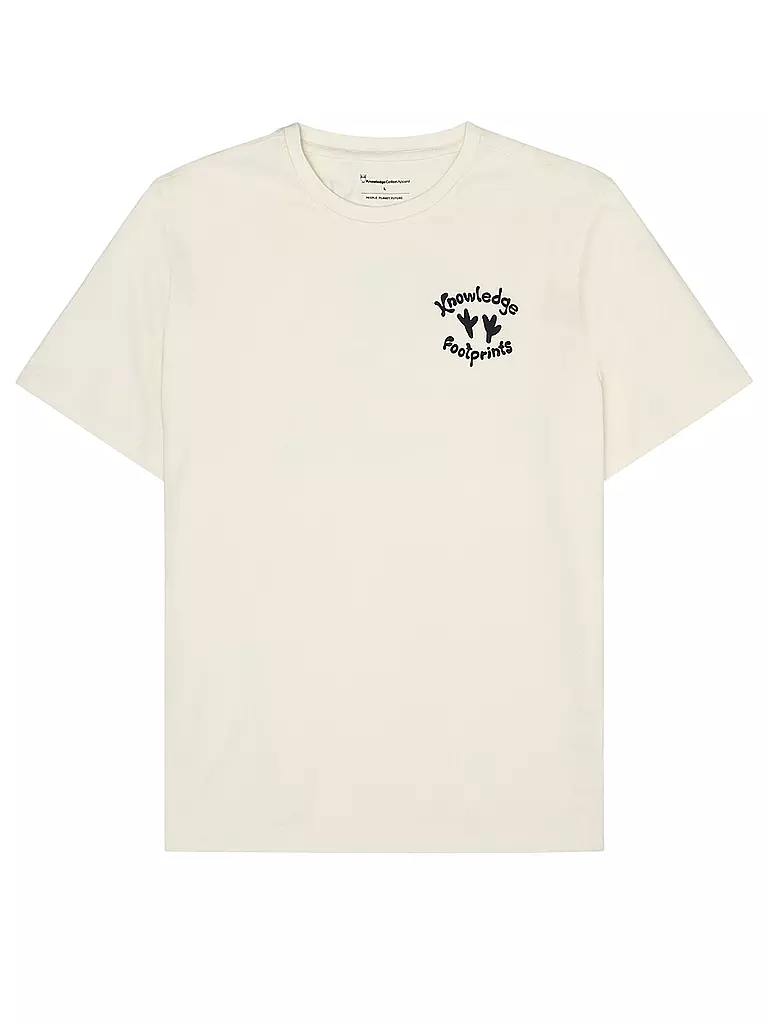 KNOWLEDGE COTTON APPAREL | T-shirt | Crema