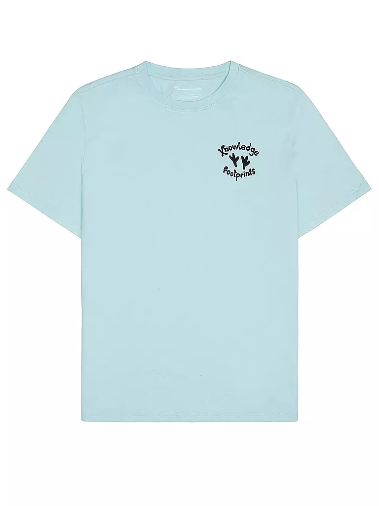 KNOWLEDGE COTTON APPAREL | T-shirt | Turchese