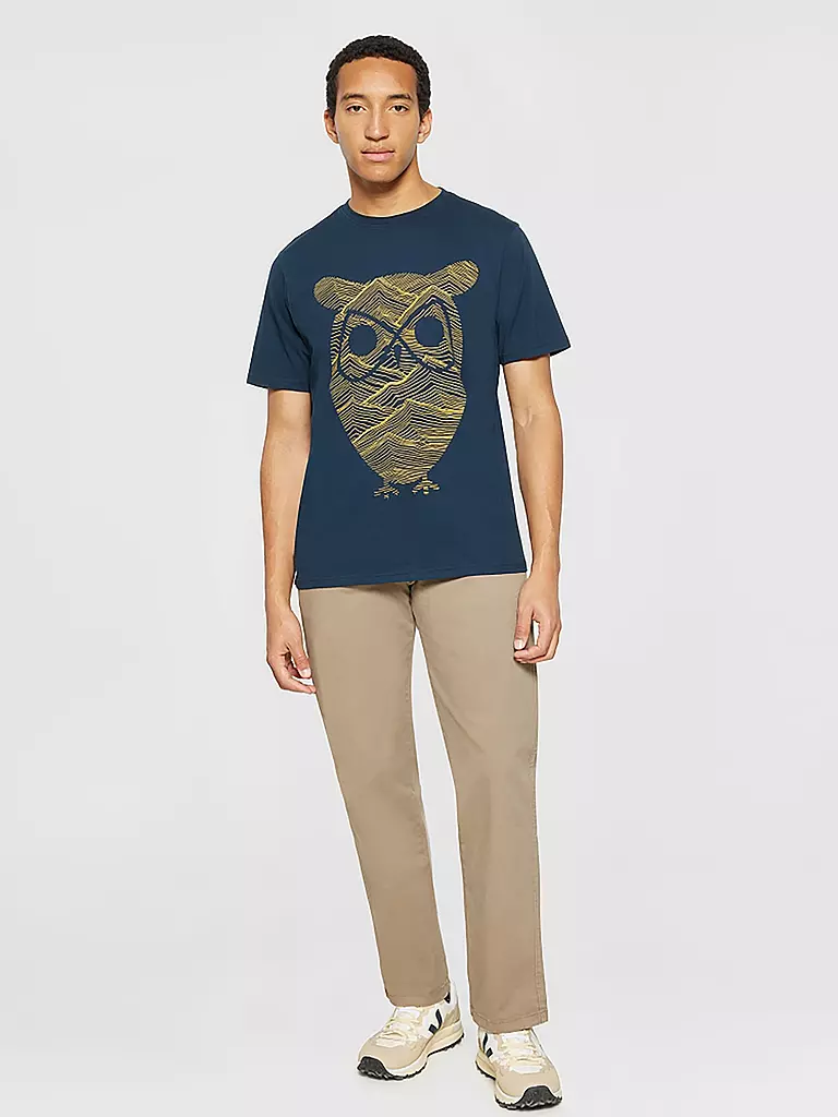 KNOWLEDGE COTTON APPAREL | T-Shirt | Blu