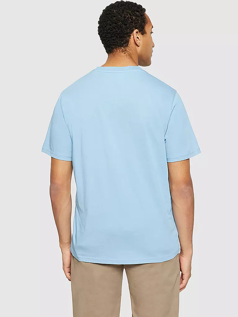 KNOWLEDGE COTTON APPAREL | T-shirt | Blu chiaro