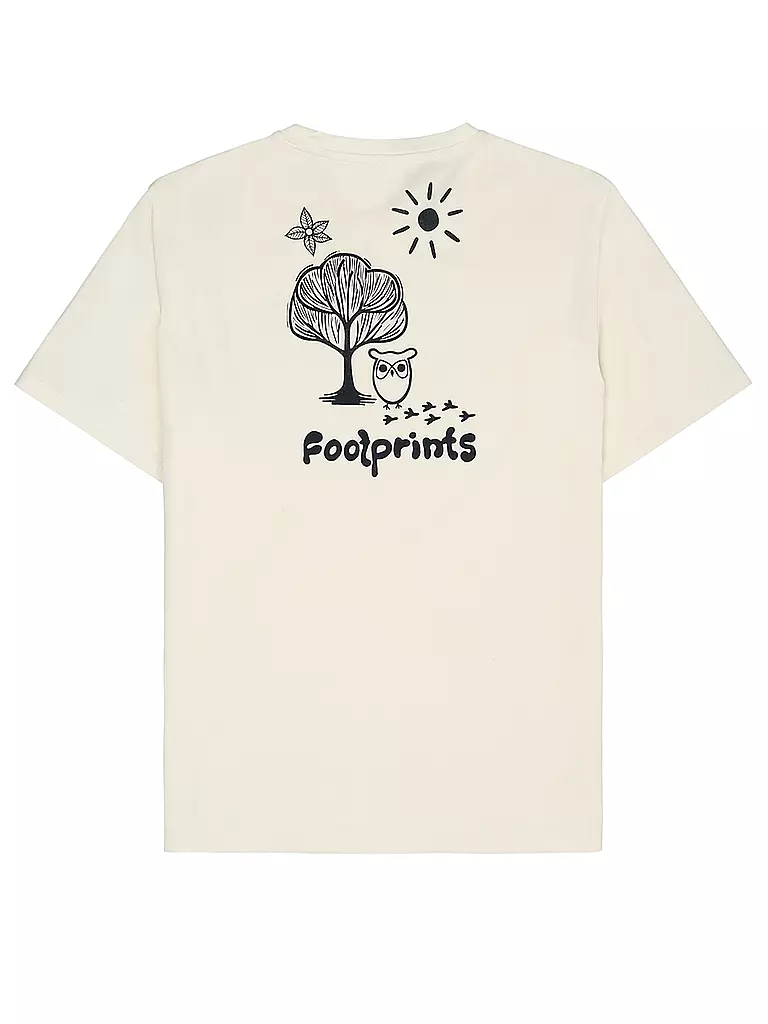 KNOWLEDGE COTTON APPAREL | T-shirt | Crema
