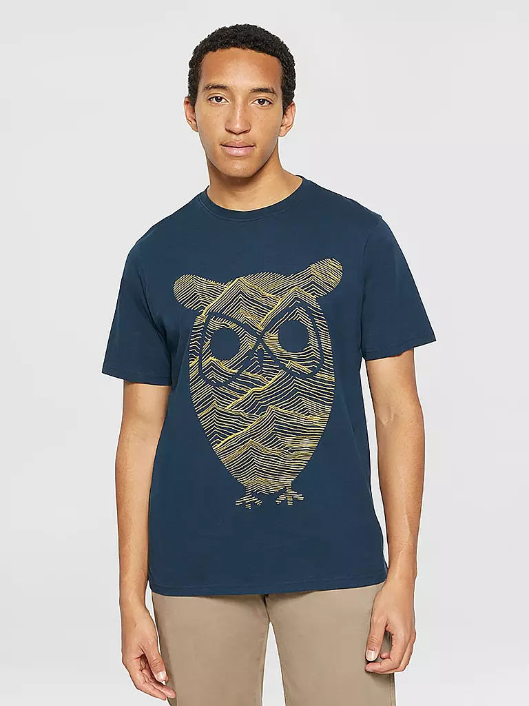 KNOWLEDGE COTTON APPAREL | T-Shirt | Blu