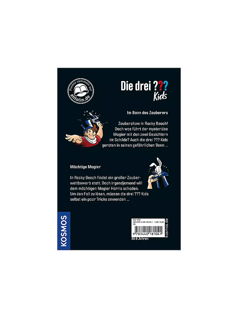 KOSMOS VERLAG | Libro - Die drei Fragezeichen - Kids Magische Schurken, Boris Pfeiffer, Ulf Blanck | Senza colore