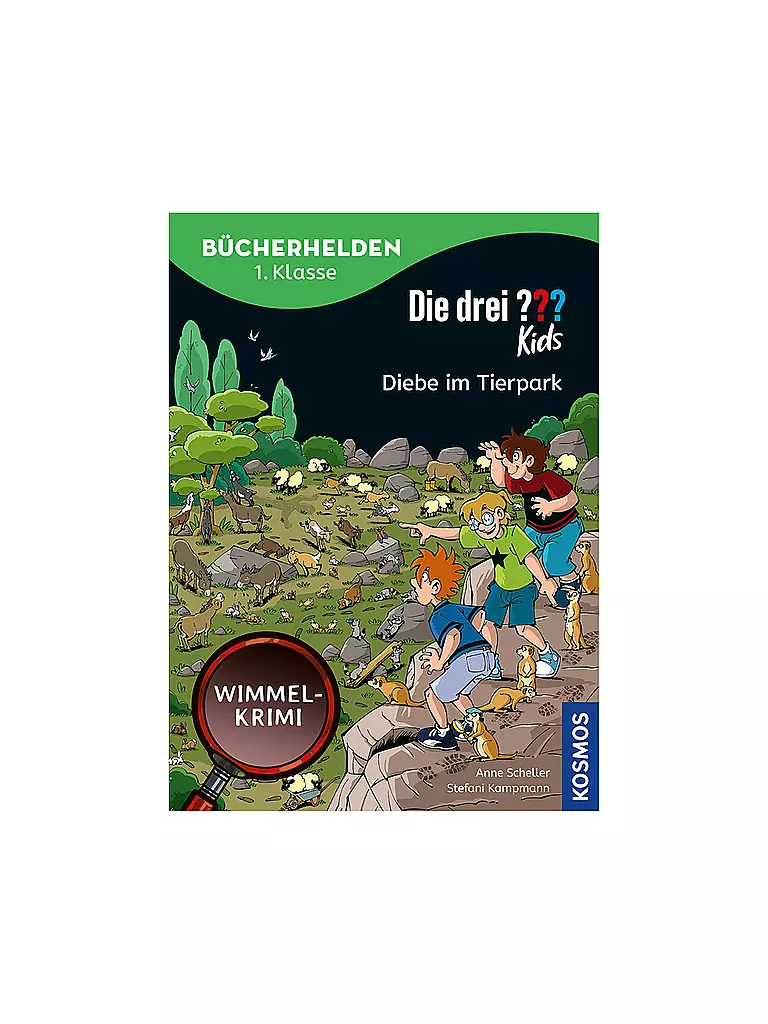 KOSMOS VERLAG | Libro - Die drei Fragezeichen - Ladri allo zoo, Anne Scheller | Senza colore