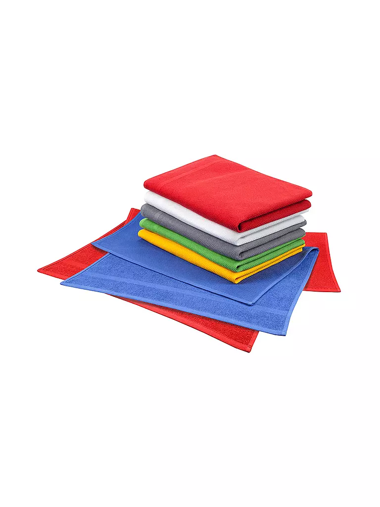 KRACHT | Strofinaccio 50x70cm Piquet / Spugna Rosso | Rosso
