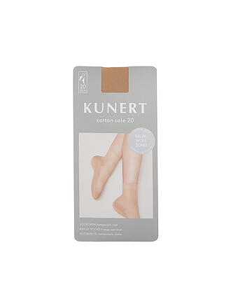 KUNERT | Calzini COTTON SOLE 20 DEN crystal