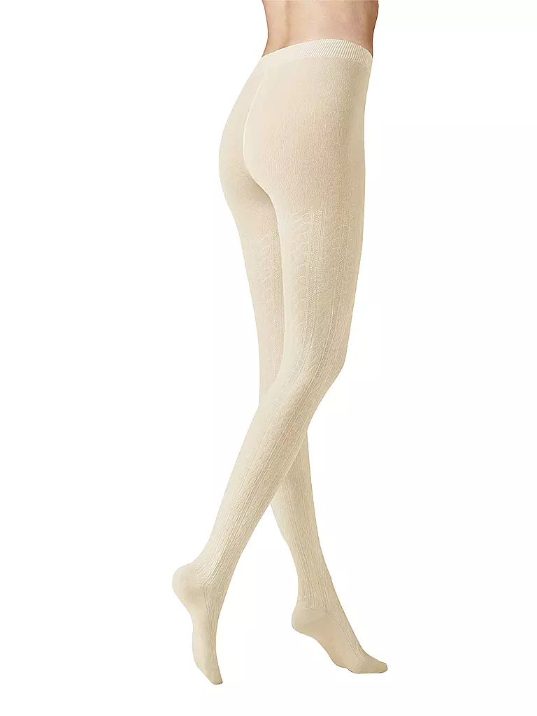 KUNERT | Collant a maglia WINTER DREAMS bianco inverno | Crema