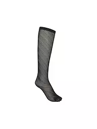 KUNERT | Kniestrümpfe DIAGONAL CROCHET | Nero