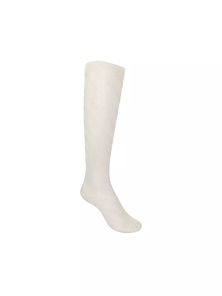 KUNERT | Kniestrümpfe DIAGONAL CROCHET | Crema