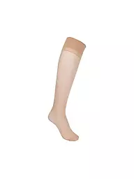 KUNERT | Kniestrümpfe Satin 40 den cipria | Beige