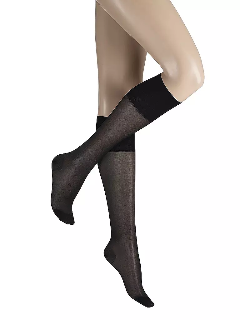 KUNERT | Kniestrümpfe SUPER CONTROL 40 nero | Nero