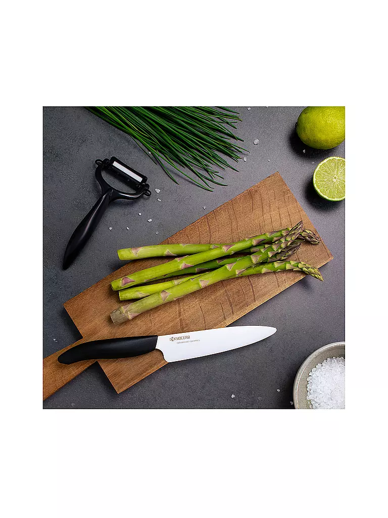 KYOCERA | Coltello multiuso CHOWA 11cm Bianco/Nero |