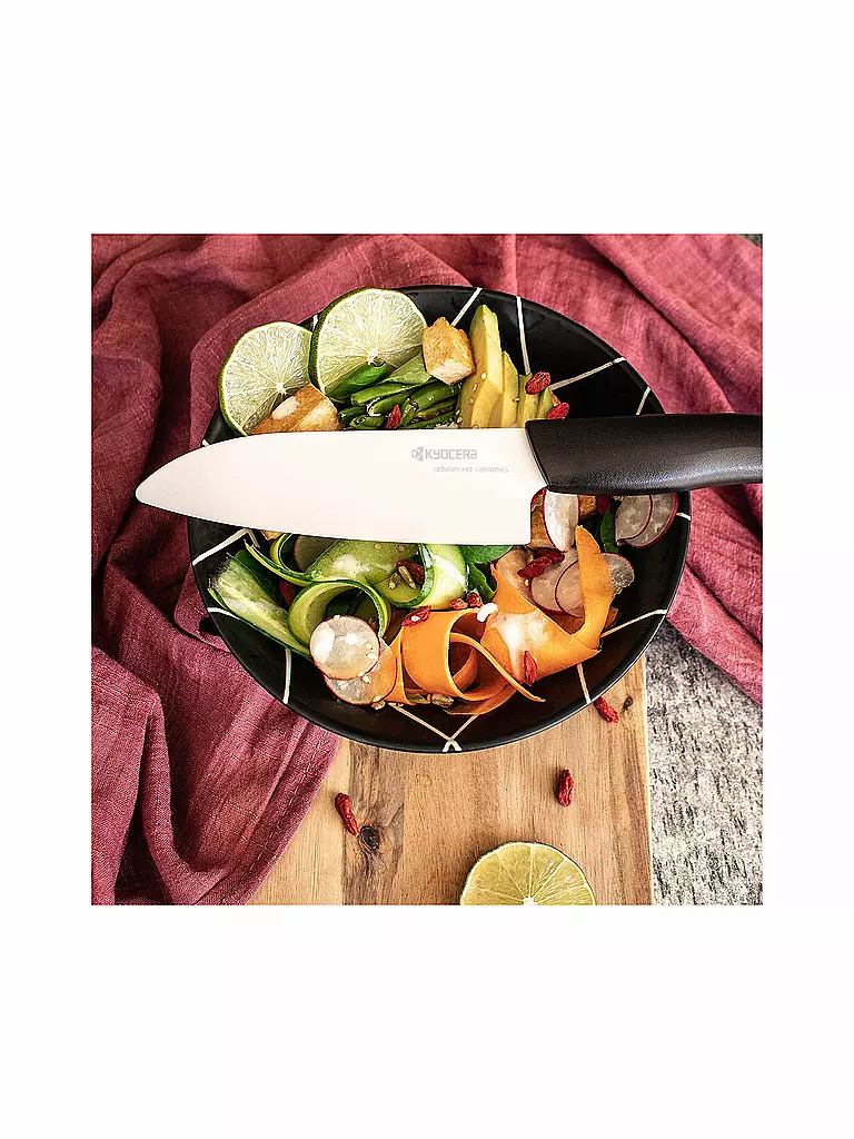KYOCERA | Coltello Santoku BIO 14 cm | Bianco