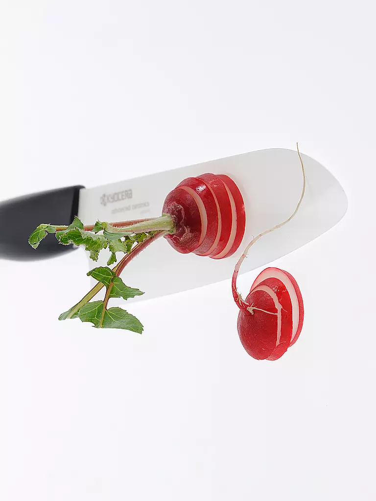 KYOCERA | Coltello Santoku CHOWA 14cm Bianco/Nero | Bianco