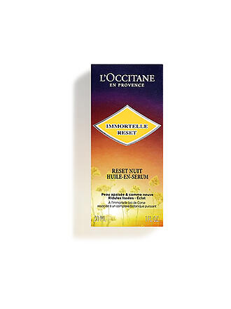 L'OCCITANE | Immortelle Overnight Reset Olio Siero Viso 30ml