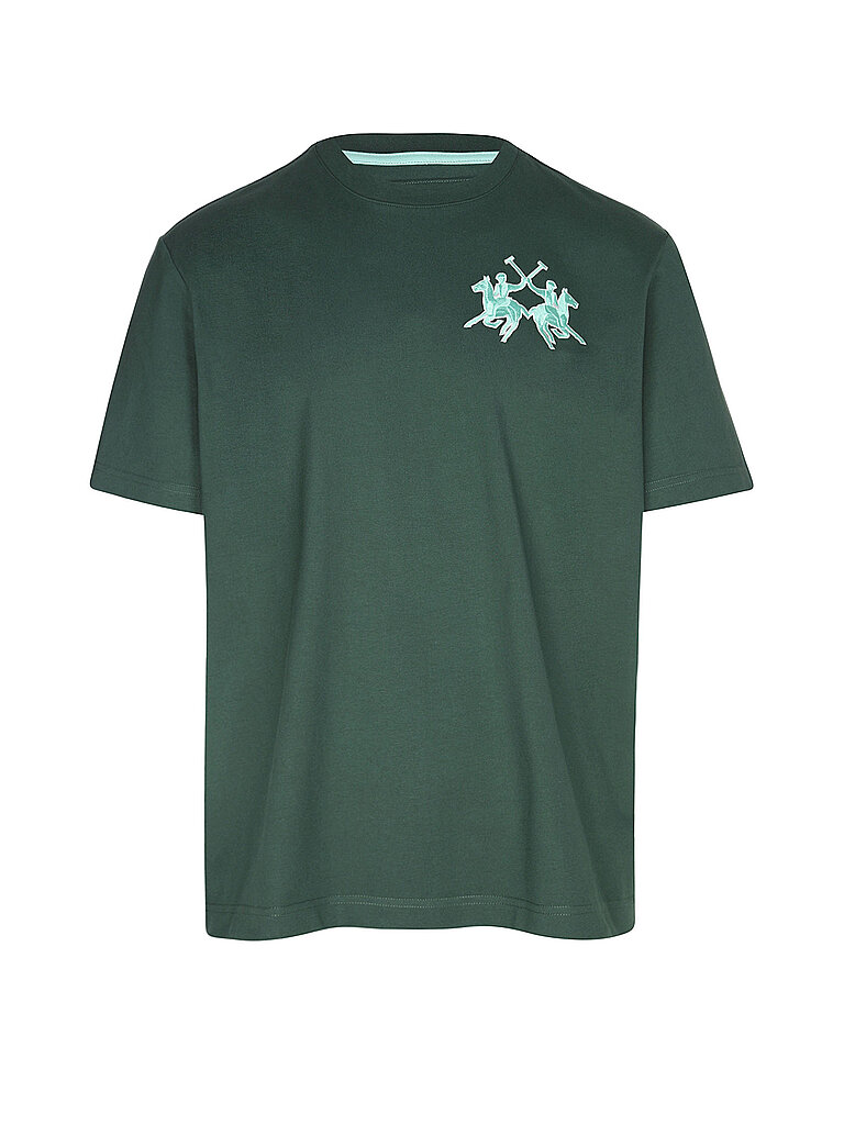 La Martina T-Shirt verde scuro XL