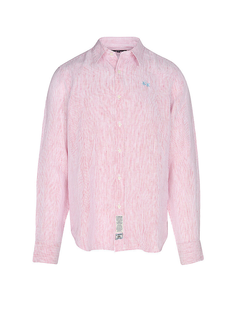 Camicia di lino rosa XXL