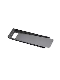 LA FORME | Teglia per crostata con fondo removibile rettangolare 35x13 cm | Grigio
