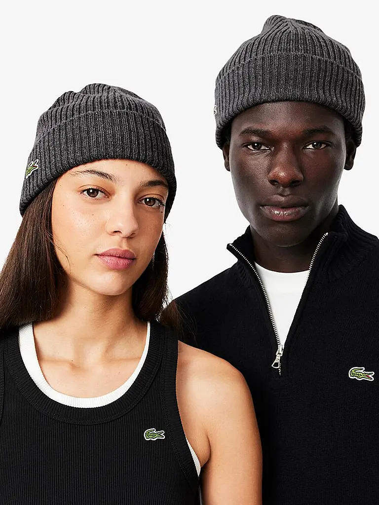 LACOSTE | Cappello - Beanie | Grigio