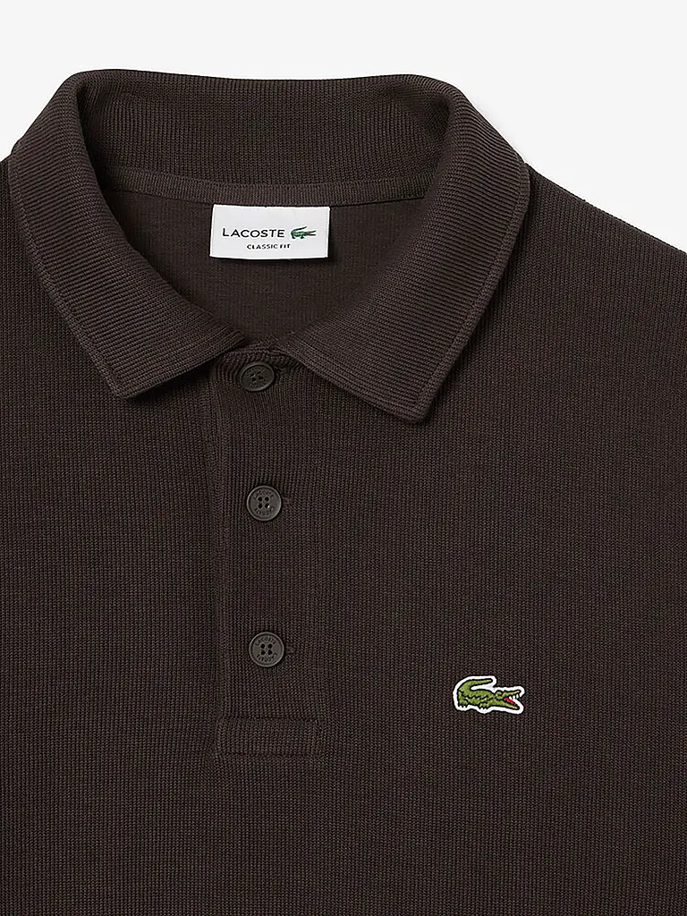 LACOSTE | Poloshirt
Marke: LACOSTE
Farbe: braun
Kategorien: Moda, Uomo
Lunghezza manica: Manica lunga
Materiale: Cotone
Tipo di colletto: Colletto polo
Motivo: Tinta unita
Vestibilità (capo di abbigliamento): Regular
Stile: Trendy
Dettagli: Logo |